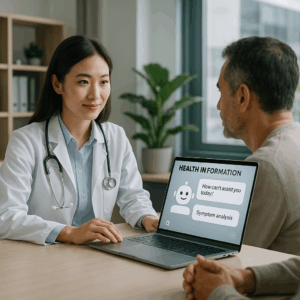 Read more about the article AI 챗봇으로 혈액검사 결과 해석해도 될까? 건강정보 자율 해석의 기회와 위험